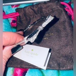 BRAND NEW* Kate Spade “Love Notes” Silver-tone Bow Bangle